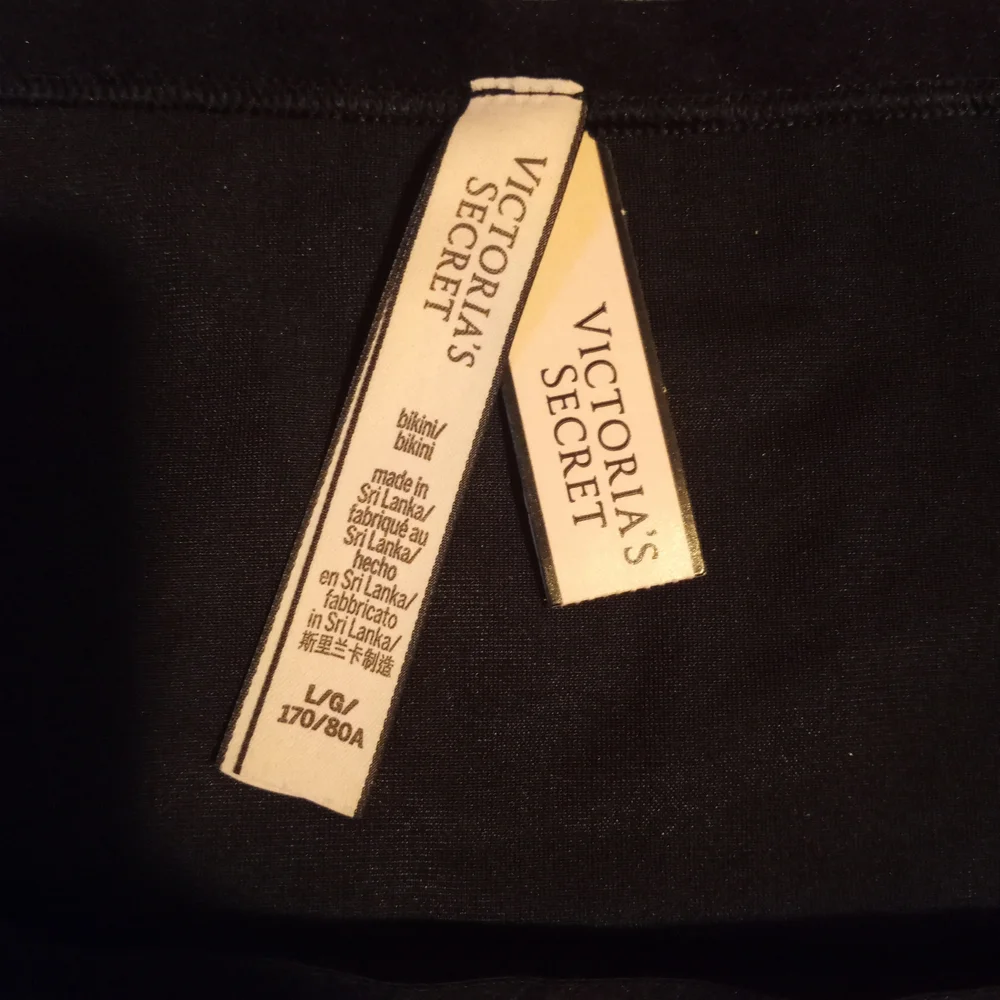 Victoria's Secret Black Velvet bikini cut panties size L NWT - Picture 5 of 5